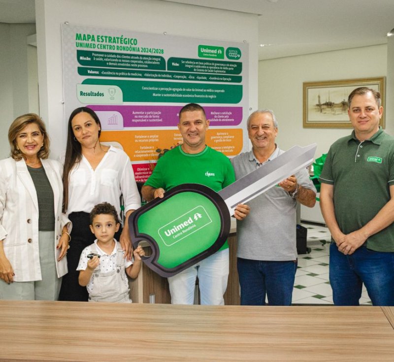 Unimed Centro Rondônia realiza entrega do prêmio da Promoção Aniversário Premiado 2025