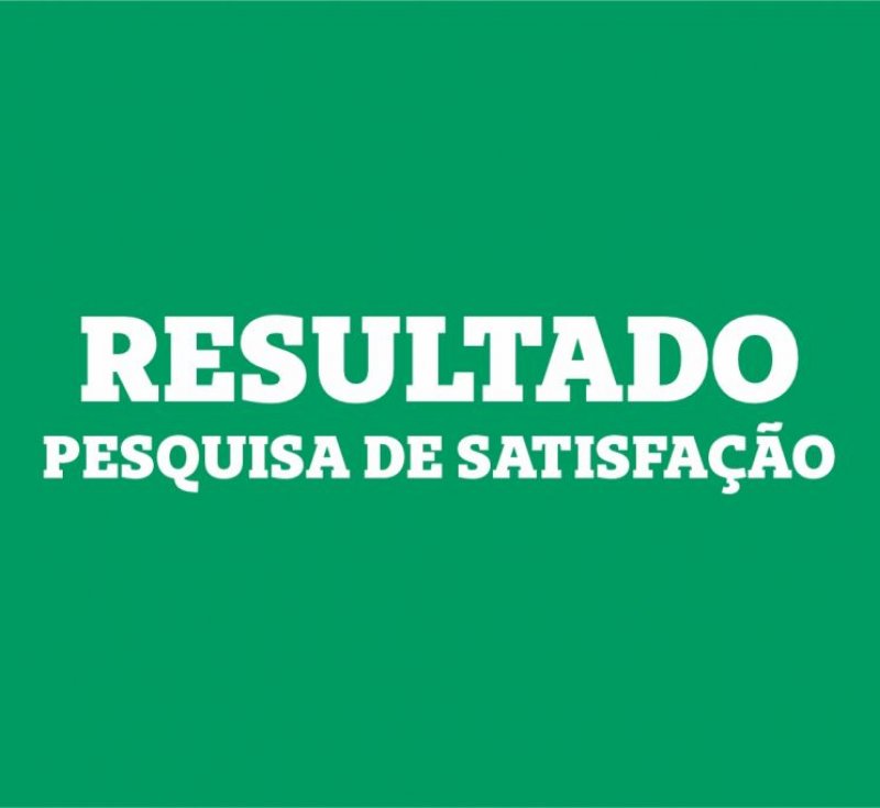 Resultado da pesquisa de satisfação com os clientes