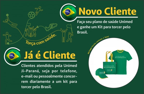 Com saúde e vestidos para torcer pelo Brasil