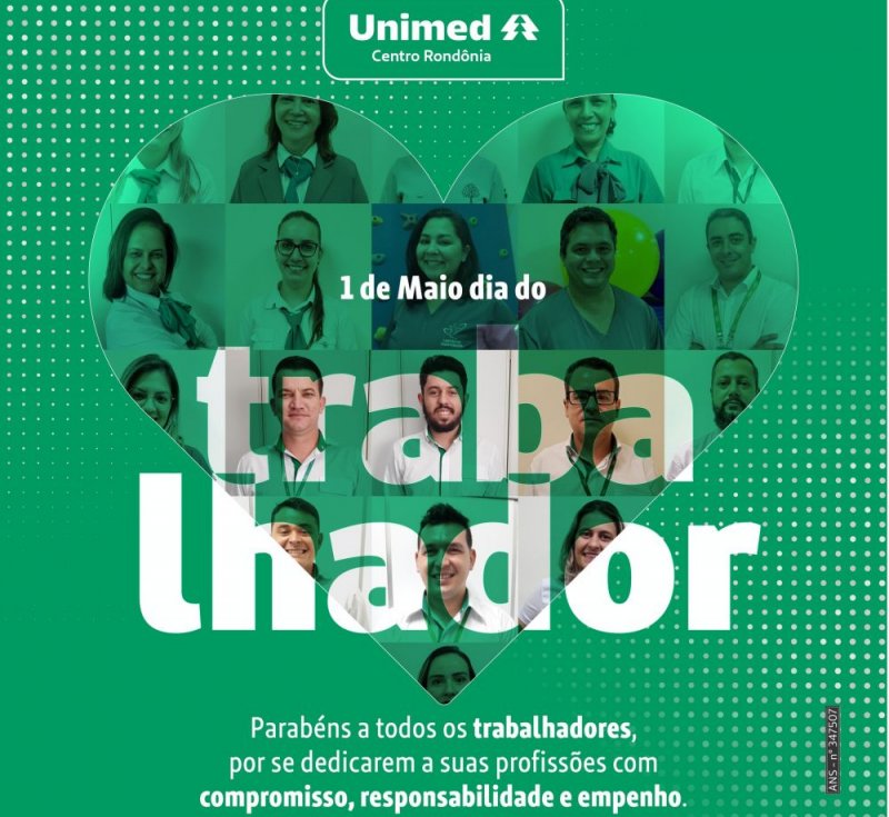 Parabéns a todos Cooperados e Colaboradores pelo dia do Trabalhador