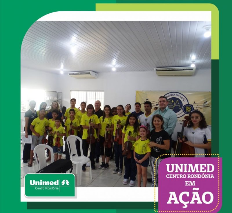 Unimed Centro Rondônia renova parceria social com a Orquestra em Ação